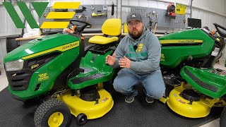 Should You Buy a John Deere S100 Series or X300 Series Riding Mower [upl. by Schick]