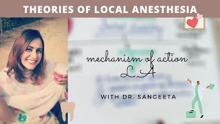 theories of local anesthesia malamed [upl. by Hilarius]