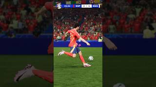 Spain vs England EURO2024 Final highlights but in FC24 🔥 eafc eafc24 fc24 fut football shorts [upl. by Imak556]