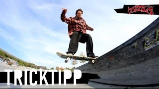 How to Frontside Tailslide  einfach und schnell Skateboard Tricks lernen deutschgerman [upl. by Romie]