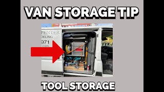 Improving My Van Tool Storage  QUICK TIP [upl. by Osmond]