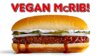 The McRIB like McDONALDS but VEGAN and BETTER [upl. by Vierno]