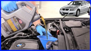 How to Change Oil and Filter BMW 328i 20072011  EASY and FUN [upl. by Arrio671]