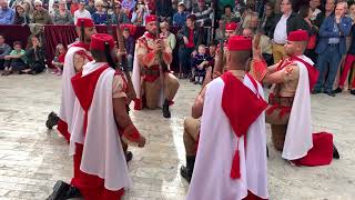 Miércoles Santo 2019 en HuércalOvera Exhibición Escuadra de Gastadores de Regulares [upl. by Yedoc]