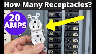 How Many Receptacles or Outlets on one 20 amp Circuit Breaker [upl. by Kori]