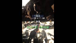 Ikaris vs Black Adam mcu dceu marvelvsdc shorts [upl. by Anelak]