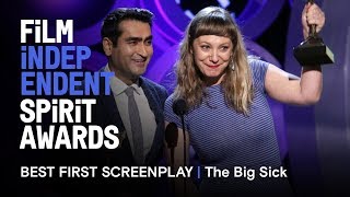 THE BIG SICK wins Best First Screenplay at the 2018 Film Independent Spirit Awards [upl. by Egiaf]