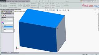 Solidworks tutorial solidworks tutorial Coordinate System [upl. by Argent789]