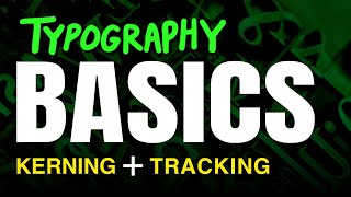 Typography Basics amp Figma  Kerning Tracking Letterspacing [upl. by Solnit105]