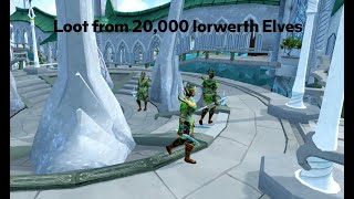 Runescape 3  Loot from 20000 Elves Iorwerth  AFK method [upl. by Fidelis]