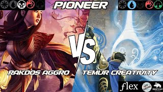 Rakdos Aggro VS Temur Creativity MTG Pioneer [upl. by Ebeneser]