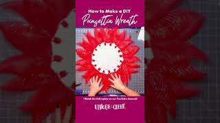 How to Make a Poinsettia Wreath [upl. by Lolita43]