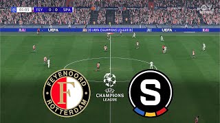 FEYENOORD vs SPARTA PRAHA  UEFA CHAMPIONS LEAGUE 202425 [upl. by Nathanoj648]