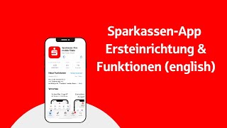 English Sparkasse app Initial setup and options SparkassenApp Einrichtungen amp Funktionen [upl. by Freddi924]