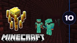 Minecraft Nether fortress raid  Multiplayer 12041 [upl. by Peterec560]