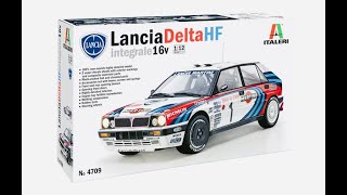 Italeri 112 Lancia Delta Intergrale HF 16v part 1 [upl. by Mcevoy]