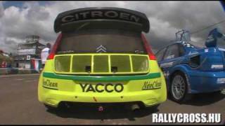 Olivier Anne C4 4x4 520 HP Rallycross ERC Hungary [upl. by Yennep]