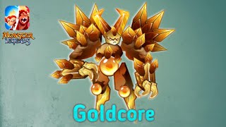 How to breed Goldcore in Monster Legends [upl. by Mcclees]