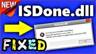 How To Fix ISDonedll Error During Game Installations For All Games in Hindi by Cyber Droid [upl. by Eolc]