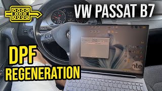 DPF Regeneration Using VCDS VW Passat B7 [upl. by Esirec636]