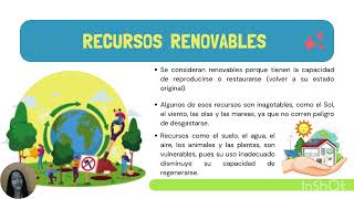 RECURSOS RENOVABLES Y NO RENOVABLES ELIANI ANGIE [upl. by Ifill316]