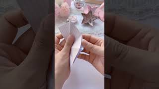 Simple and beautiful fivepointed star storage box Try it yourself Origami tutorial Handmade [upl. by Suitangi]