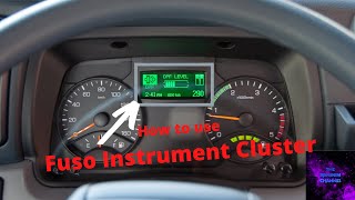 Mitsubishi Fuso Instrument Cluster [upl. by Ennirac430]