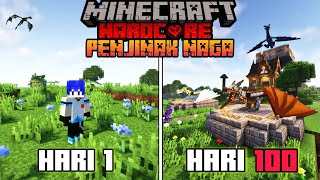 100 HARI DI MINECRAFT HARDCORE PENJINAK NAGA [upl. by Nitaj]