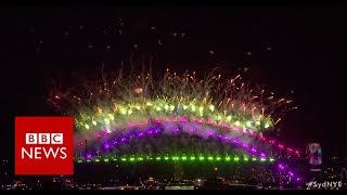 New Year Celebrations Australia welcomes in 2019  BBC News [upl. by Oetomit]