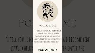 Follow Me  Matthew 1835 [upl. by Kenton]