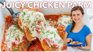 EASY CLASSIC CHICKEN PARMESAN Recipe [upl. by Dirraj]