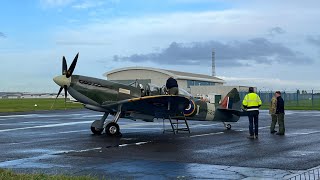 Spitfire startup  takeoff [upl. by Myk]