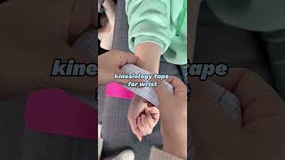 Kinesiology Tape for Wrist [upl. by Waldos]