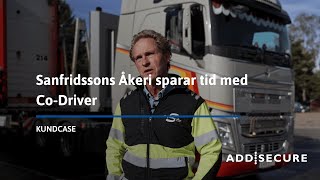 Sanfridssons Åkeri sparar tid med CoDriver [upl. by Athena]