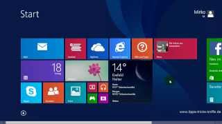 Windows 81 in den Desktop booten Beim Starten direkt den Desktop anzeigen [upl. by Smaj]