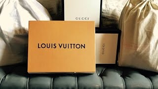 Birthday Haul Feat Gucci Louis Vuitton Chloe Mansur Gavriel [upl. by Ssac]