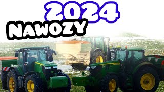 Nawozy 2024🔥John Deere 7280R 6R175 [upl. by Teerell]