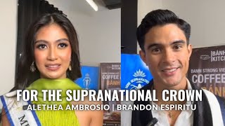 FOR THE SUPRANATIONAL CROWN  Alethea Ambrosio and Brandon Espiritu in FULL FIGHTING FORM [upl. by Lahsram]