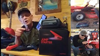 Lokithor JA300 Jump Starter Air Compressor Light and Power Bank [upl. by Iroc]