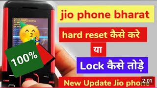 jio bharat hard reset 💯karbonn kw201 hard reset jiophonetechautomobileviralvideoviralshorts [upl. by Ikin64]