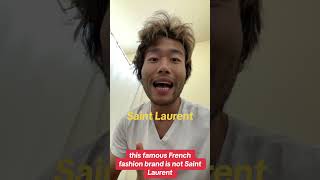 How to pronounce Saint Laurent correctly [upl. by Kobi]