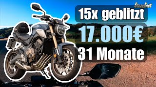 🔴Kennzeichen am Vorderrad bald für alle Motorräder😫👉17000€ Strafe😲 zu schnell  Geblitzt📸⚡⚡⚡⚡ [upl. by Neetsyrk213]