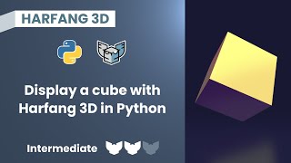 Display a cube with Harfang3D in Python [upl. by Enrahs]