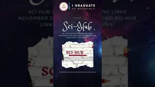 SCIHUB currently working links November 2020 How to find scihub links easily YoutubeShort [upl. by Targett374]