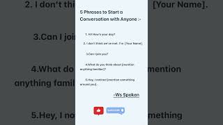 Make Friends🤝 Easily with These 5 Conversation Starters🤩 friends shorts viralshorts english [upl. by Resiak]