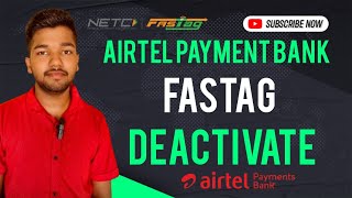 How to deactivate airtel Payment bank fastag [upl. by Daniela]