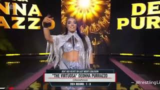 Deonna Purrazo Dynamite Debut Entrance AEW Dynamite172024 [upl. by Hildie]