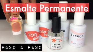 Esmalte Permanente Paso a Paso  Tutorial con productos de Manicura24  opinión [upl. by Ilysa]