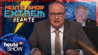 Oliver Welke legt sich mit der BeamtenLobby an  heuteshow vom 01122017 [upl. by Htevi863]