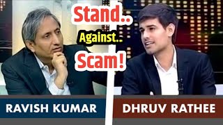 Ravish Kumar amp Dhruv Rathe Take Stand Against The Corruption  🔥 ravishkumar dhruvrathee [upl. by Emeric138]